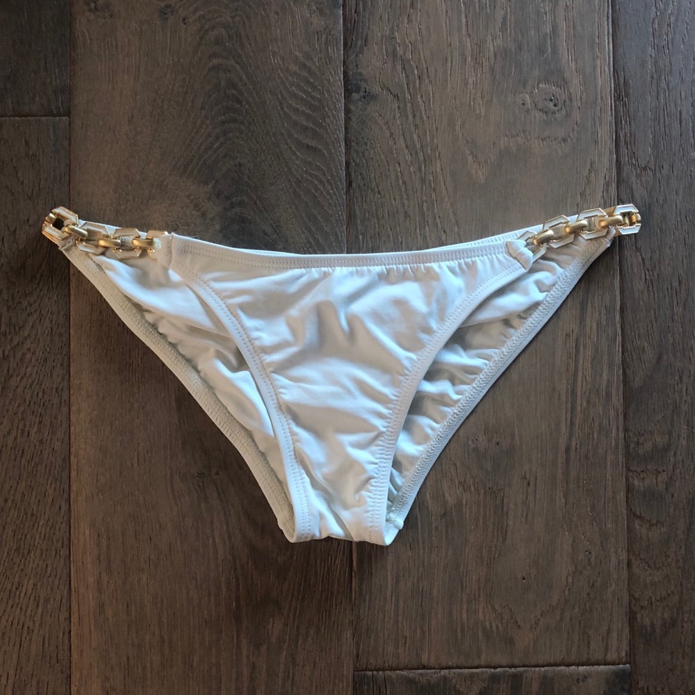 L*Space bikini bottom, small, white